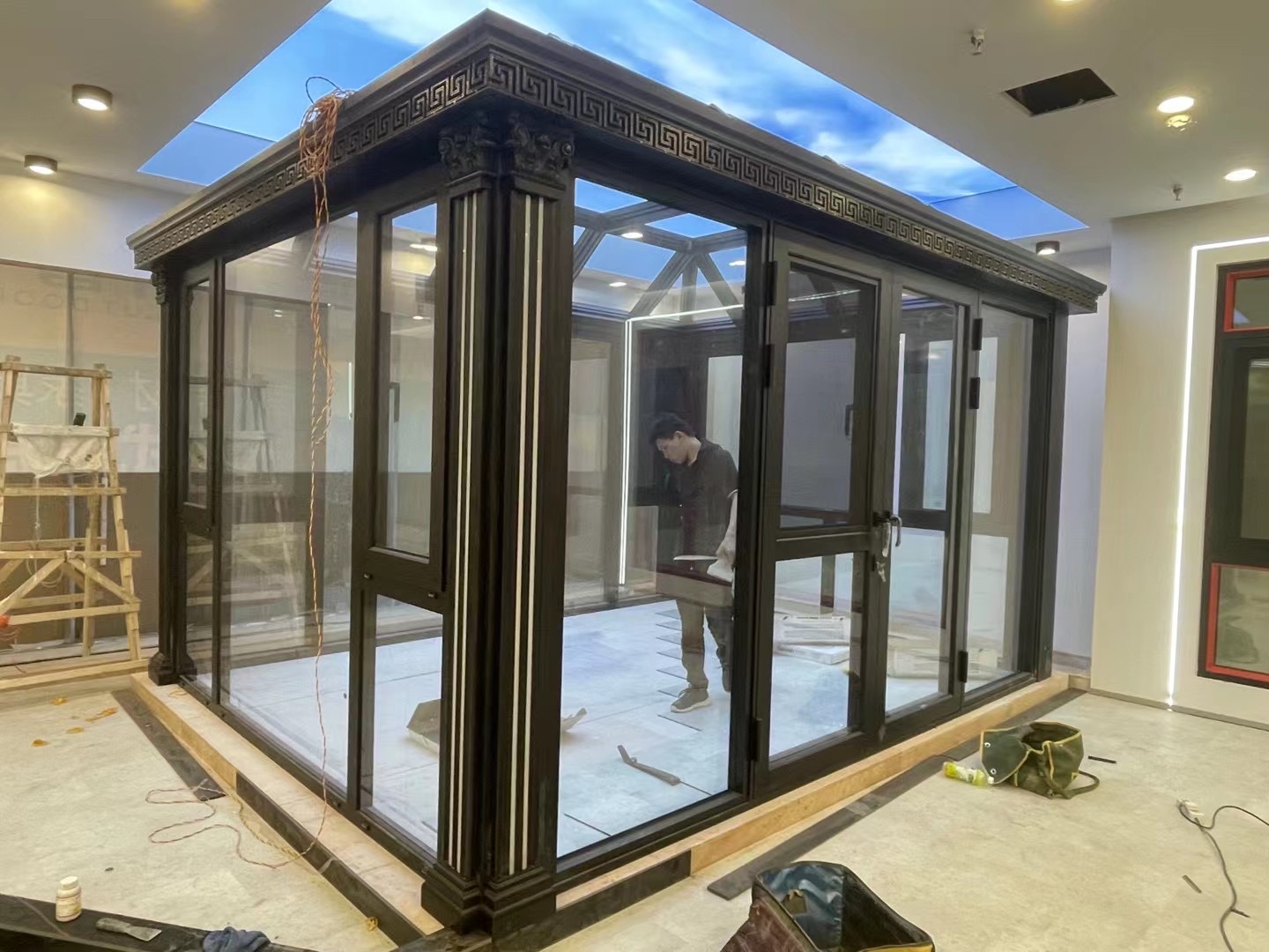 欧式系统阳光房门窗